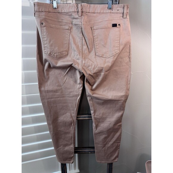 7 FOR ALL MANKIND JEN 7 SKINNY ANKLE TAN JEANS  PLUS SIZE 18W - Picture 2 of 9